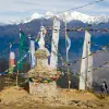 Langtang National Park, panorama from Lauribinayak (3825m)
